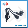 Eu 2 Pin Plug 220v Power Cord with IEC C13